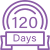 120 days <br> warranty